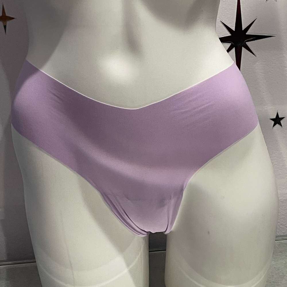 Victoria's Secret Lavender Seamless Thong Panties